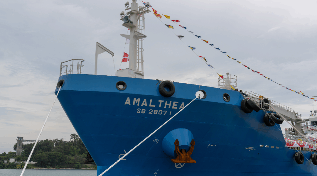 Minerva Bunkering Welcomes the New LNG Dual-Fuel Bunker Tanker “Amalthea”