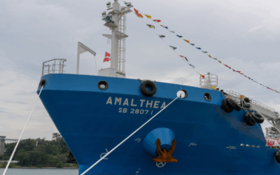 Minerva Bunkering Welcomes the New LNG Dual-Fuel Bunker Tanker “Amalthea”